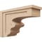 Ekena Millwork 10"W x 30"D x 20"H Classic Highland Rough Cedar Woodgrain TimberThane Corbel, Primed Tan CORUR10X30X20HLDRCPR - alternate 1